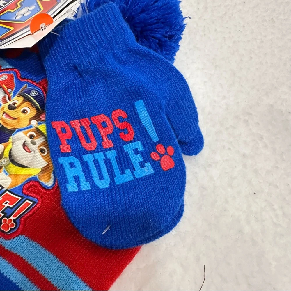 Toddler Paw Patrol Hat and Mitten Set
